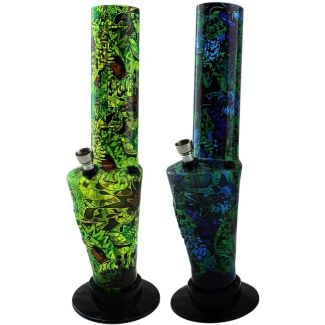 Acrylic Waterpipe - Assorted Designs (12.5 Inch)