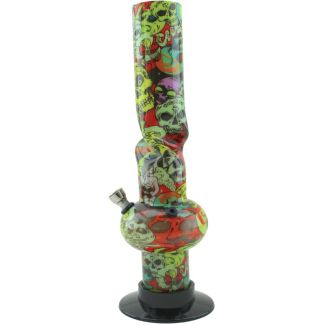 Acrylic Waterpipe - Assorted Designs (13 Inch)