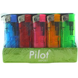 Adjustable Flame Refillable Gas Lighter – Assorted Colours
