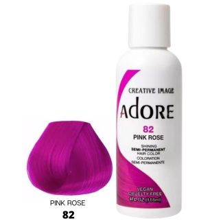 Wholesale Adore Semi-Permanent Hair Dye- Pink Rose (82) 