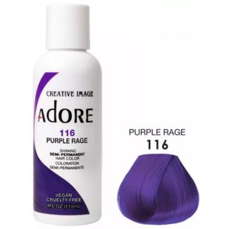 Adore Semi-Permanent Hair Dye 118ml - Purple Rage (116)
