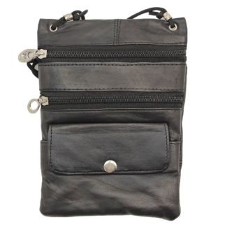 Wholesale Ladies Leather Purse With Leather-Black