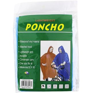 Adult Lightweight Poncho (One Size) 