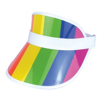 Adults Rainbow Pride Visor Hat 