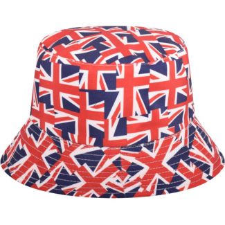 Adults 100% Cotton Union Jack Flag Design Bucket Hat