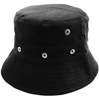 Adults Reversible Bucket Hat - Black