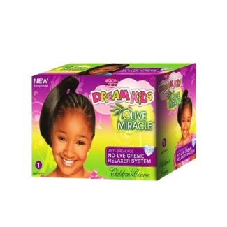 Wholesale African Pride Dream Kids Olive Miracle No-Lye Creme Relaxer System - Regular 