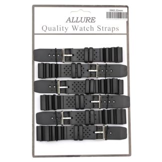 Wholesale Allure Casio Replacement Watch Straps - Black - 22mm