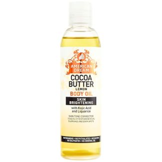 American Dream Cocoa Butter Body Oil- Lemon (200ml)