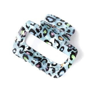 Animal Print Square Hair Clamp – Assorted - 6.5cm