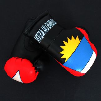 Mini Boxing Gloves - Antigua And Barbuda