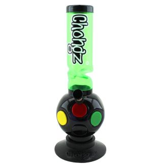 Chongz Acrylic "Double Wide" Waterpipe - Assorted Colour (12 Inch)