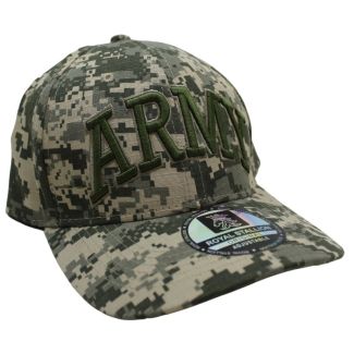 Adults 6 Panel Baseball Cap - Army Design 