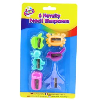 Artbox Novelty Pencil Sharpeners - 6pcs