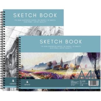Artiste A4 Spiral Bound Sketchbook 15 Sheets