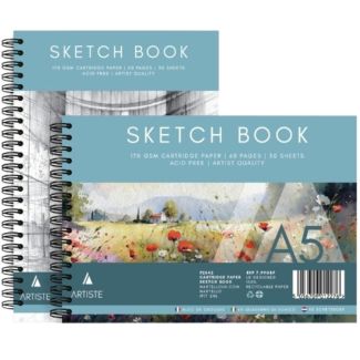 Artiste A5 Spiral Bound Sketchbook 30 Sheets