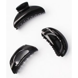 Wholesale Assorted Style Clamp Black - 8.5cm