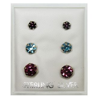 Crystal Assorted Sizes Studs