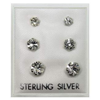 Austrian Crystal Claw Set Studs - Assorted Sizes