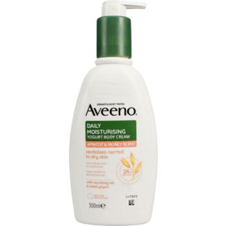Aveeno Daily Moisturising Yoghurt Body Cream- Apricot & Honey Scented (300ml)