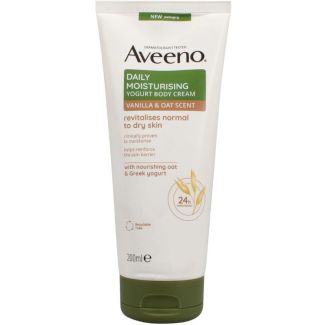 Aveeno Daily Moisturising Yogurt Body Cream - Vanilla & Oat (200ml)