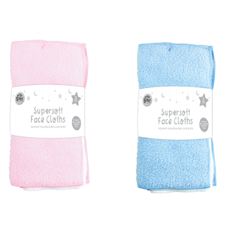 Baby Face Cloths - Pack of 3