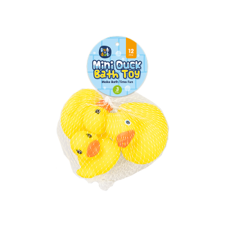 Rub a Dub Mini Duck Bath Toy (Pack of 3)