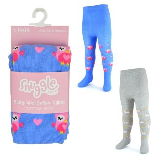 Baby Girls Design Tights - Assorted Designs & Sizes 