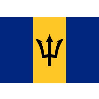Barbados Flag - 5ft x 3ft