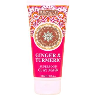 Beauty Formulas Ginger & Turmeric Clay Mask (100ml)