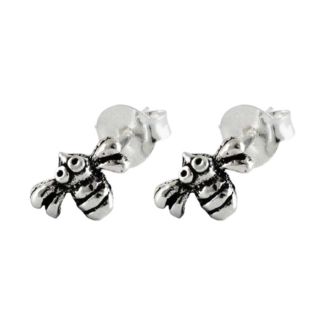 Wholesale Sterling Silver Bee Studs - 6mm