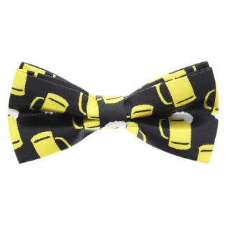 Beer Print Bow Tie 