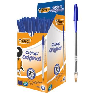 Wholesale BiC Cristal Original Ballpoint Pens - Blue