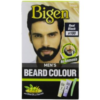 Bigen Men's Beard Colour - Real Black (B100) 