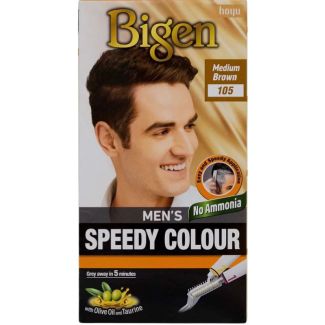Bigen Men's Speedy Hair Colour - Medium Brown (105)