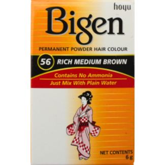 Bigen Permanent Powder Hair Colour - Rich Medium Brown (56)
