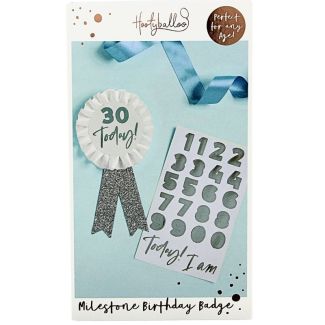 Birthday Badge Personalised with 1 Sticker Sheet