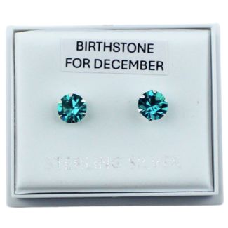 Birthstone Studs Earrings- December 5mm