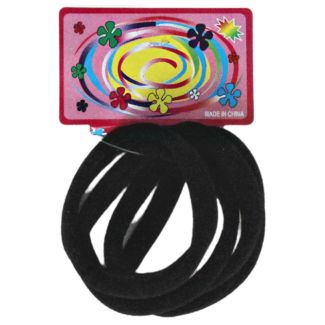 Soft Large Jersey Elastics (Card of 4) 