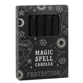 Black Magic Spell Candles - Protection(Pack of 12)