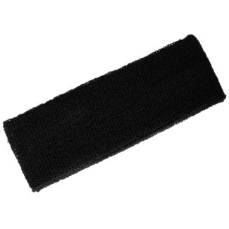 Head Sweatbands- Black (Wide 20cm x 7cm)