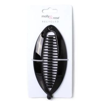 Black Banana Fish Clip - 14cm 