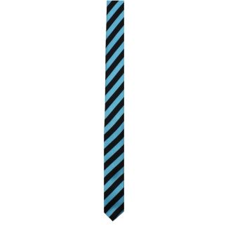 Black & Blue Stripe Tie