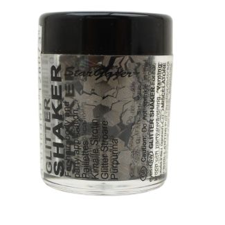 Wholesale Stargazer Glitter Shaker Large Flake Glitter -  Black