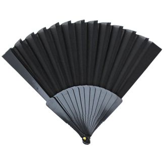 Black Folding Hand Fans 