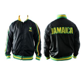 Black Jamaican Theme Jacket - Assorted Sizes