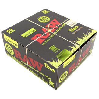 RAW Organic King Size Slim Paper - Black 