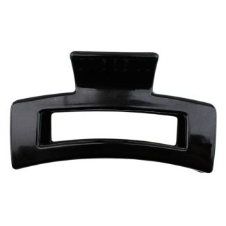 Black Open Rectangular Clamp (8cm)