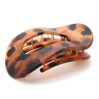Black, Tort and Sand Oval Matte Hair Clamps - Assorted - 9cm