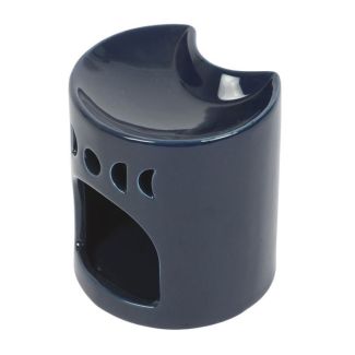 Blue Crescent Moon Design Oil Burner